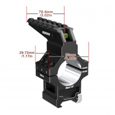 Кольца Discovery 30мм усиленные высокие (7075) с планкой и уровнем под Picatinny Кольца Discovery 30мм усиленные высокие (7075) с планкой и уровнем под Picatinny