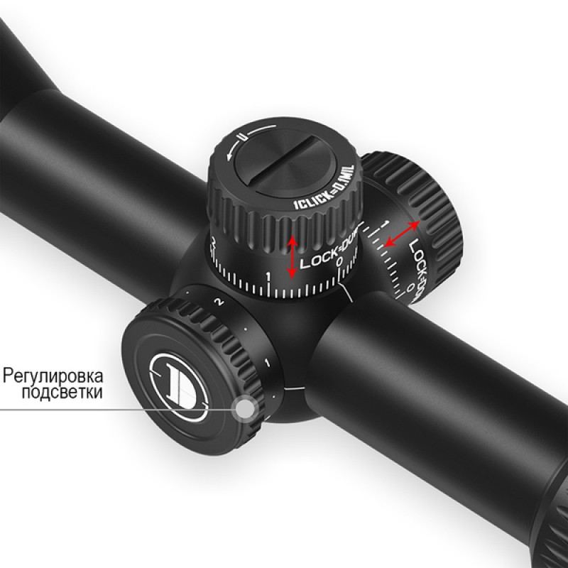 Оптический прицел Discovery MS 2-10X40IR FW25 в интернет-магазине Optics Trade Оптический прицел Discovery MS 2-10X40IR FW25