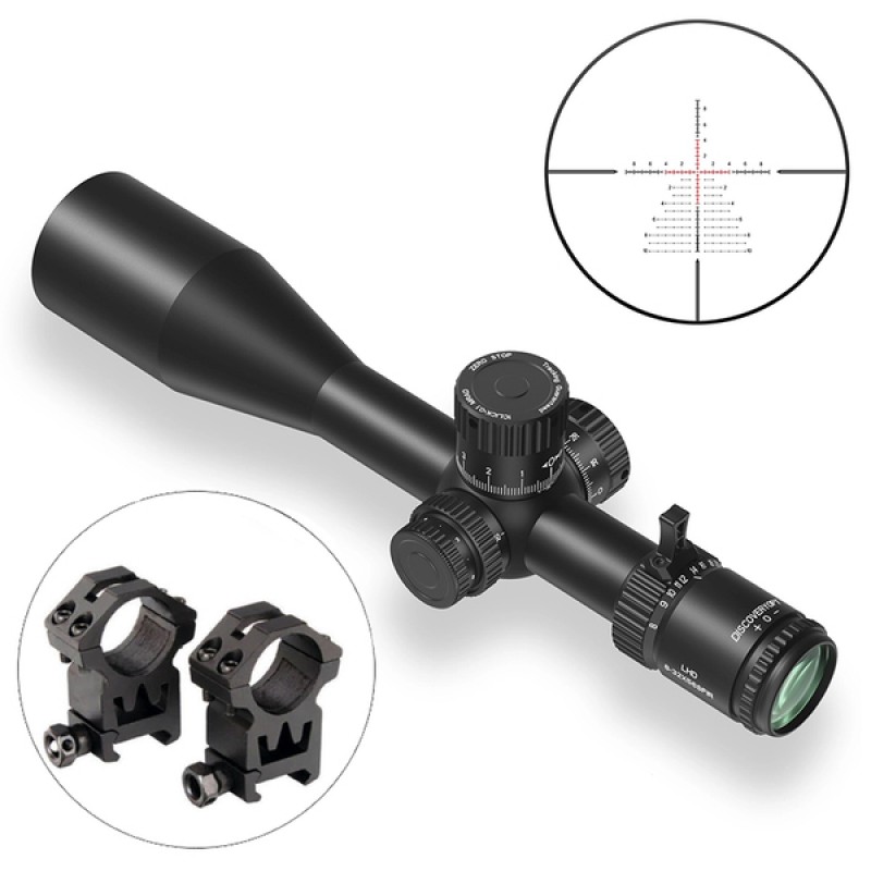 Оптический прицел Discovery LHD 8-32X56SFIR FFP Zero Stop в интернет-магазине Optics Trade Оптический прицел Discovery LHD 8-32X56SFIR FFP Zero Stop