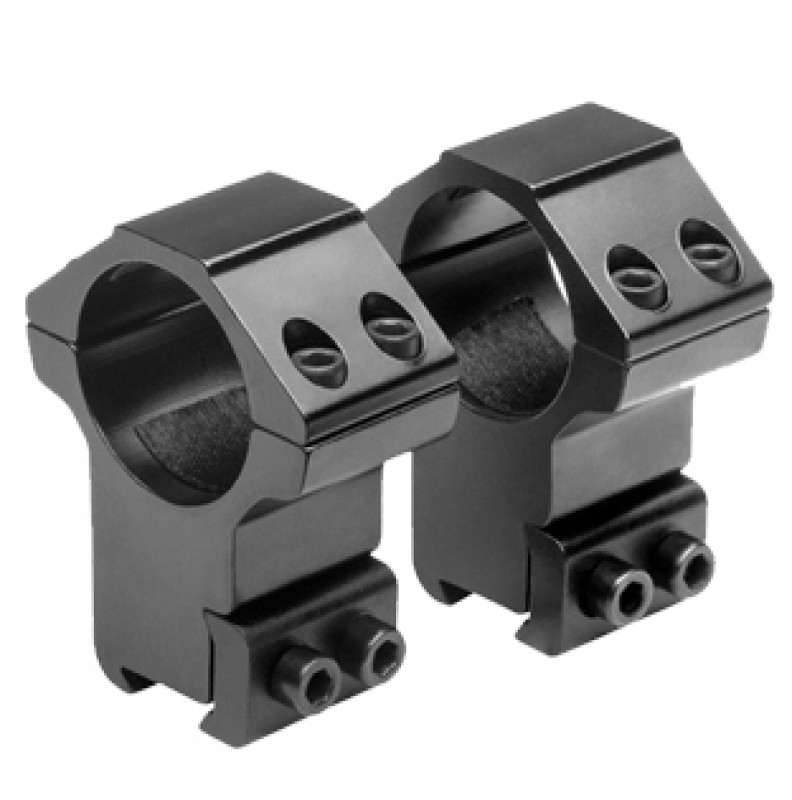 Кольца Discovery 25мм на л/хв высокие в пластиковом кейсе в интернет-магазине Optics Trade Кольца Discovery 25мм на л/хв высокие в пластиковом кейсе