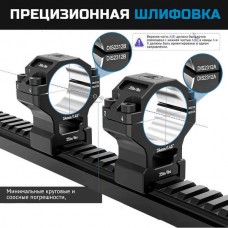 Кольца Discovery 34мм низкие (7075) под Picatinny Кольца Discovery 34мм низкие (7075) под Picatinny