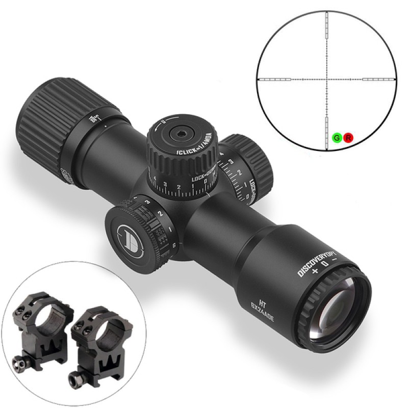 Оптический прицел Discovery HT 6X24AOE FW30 в интернет-магазине Optics Trade Оптический прицел Discovery HT 6X24AOE FW30