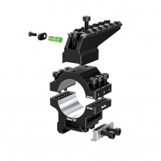 Кольца Discovery 30мм усиленные средние (7075) с планкой и уровнем под Picatinny Кольца Discovery 30мм усиленные средние (7075) с планкой и уровнем под Picatinny