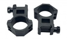 Кольца Discovery 30мм на weaver высокие в пластиковом кейсе Кольца Discovery 30мм на weaver высокие в пластиковом кейсе