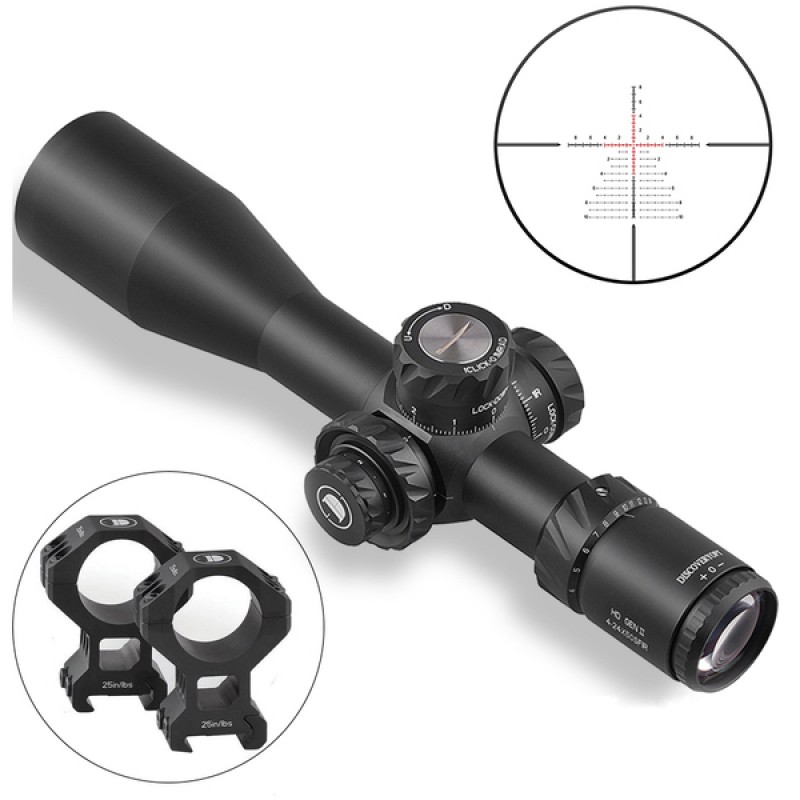 Оптический прицел Discovery HD GEN2 4-24Х50SFIR Lock FW34 в интернет-магазине Optics Trade Оптический прицел Discovery HD GEN2 4-24Х50SFIR Lock FW34