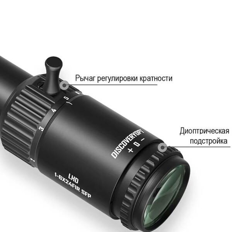 Оптический прицел Discovery LHD 1-6x24FIR SFP в интернет-магазине Optics Trade Оптический прицел Discovery LHD 1-6x24FIR SFP