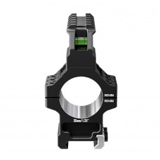 Кольца Discovery 30мм усиленные высокие (7075) с планкой и уровнем под Picatinny Кольца Discovery 30мм усиленные высокие (7075) с планкой и уровнем под Picatinny