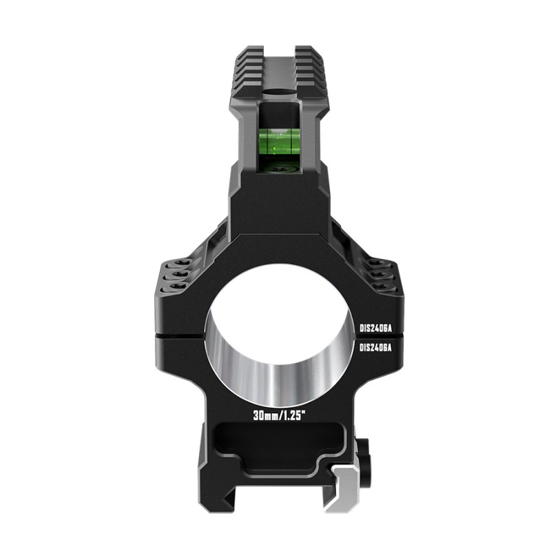 Кольца Discovery 30мм усиленные высокие (7075) с планкой и уровнем под Picatinny в интернет-магазине Optics Trade Кольца Discovery 30мм усиленные высокие (7075) с планкой и уровнем под Picatinny