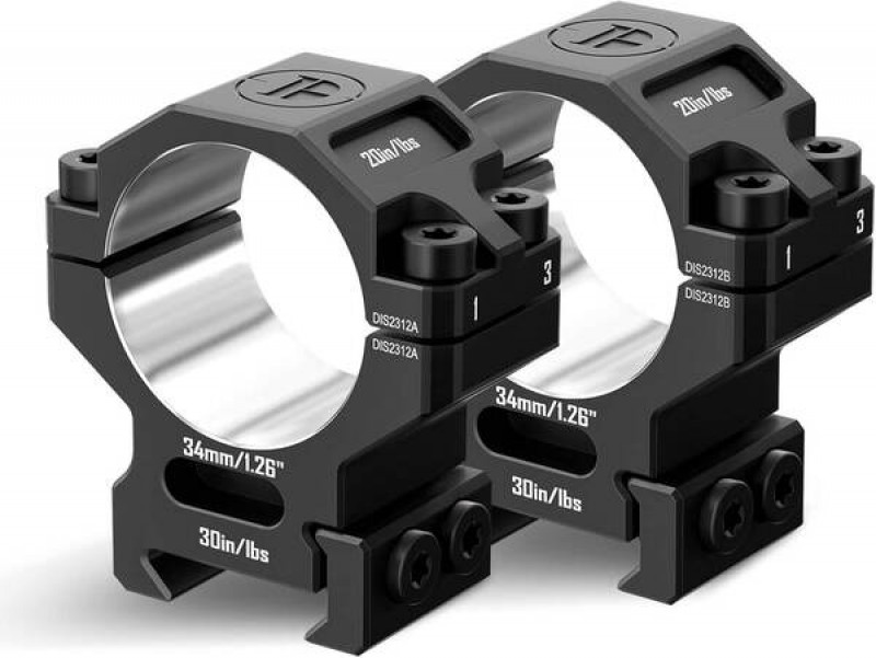 Кольца Discovery 34мм средние (7075) под Picatinny в интернет-магазине Optics Trade Кольца Discovery 34мм средние (7075) под Picatinny