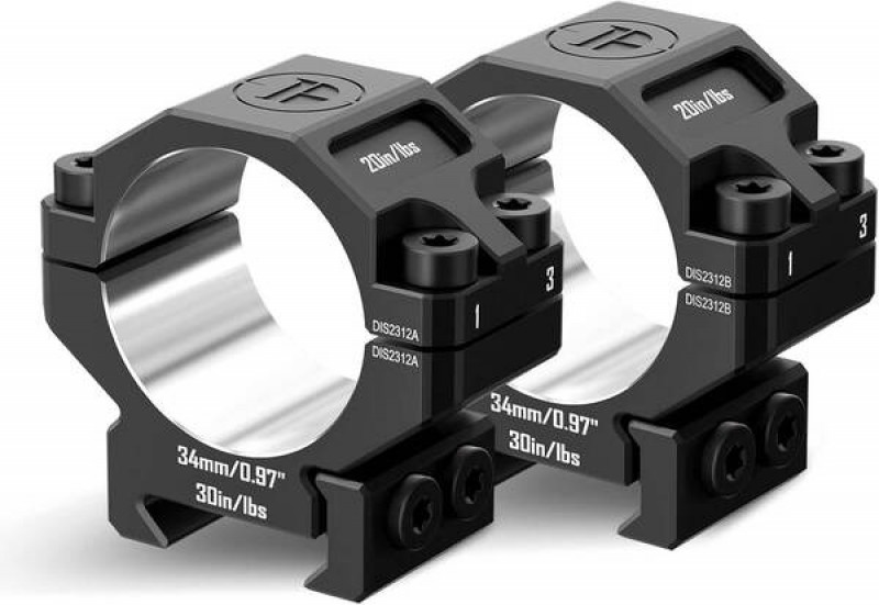 Кольца Discovery 34мм низкие (7075) под Picatinny в интернет-магазине Optics Trade Кольца Discovery 34мм низкие (7075) под Picatinny