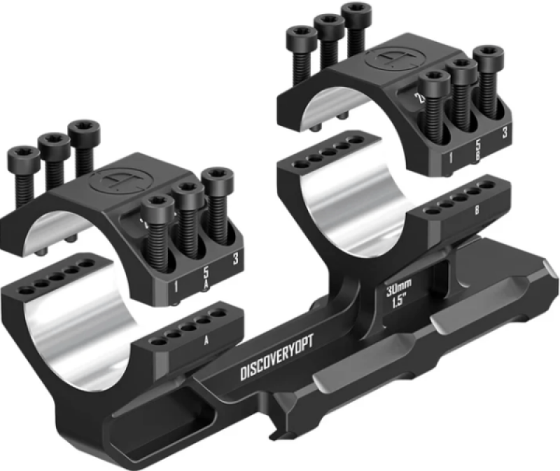 Моноблок Discovery с наклоном 20МОА на базу пикатини у 30мм (усиленные 3 винта) в интернет-магазине Optics Trade Моноблок Discovery с наклоном 20МОА на базу пикатини у 30мм (усиленные 3 винта)
