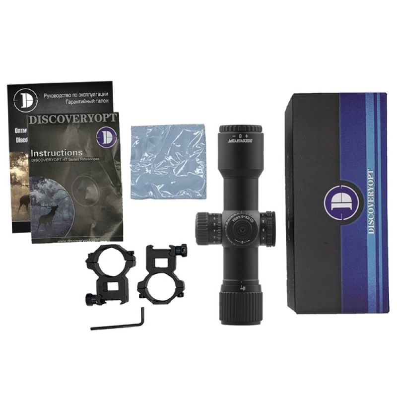 Оптический прицел Discovery HT 6X24AOE FW30 в интернет-магазине Optics Trade Оптический прицел Discovery HT 6X24AOE FW30