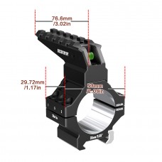 Кольца Discovery 30мм усиленные низкие (7075) с планкой и уровнем под Picatinny Кольца Discovery 30мм усиленные низкие (7075) с планкой и уровнем под Picatinny