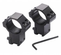 Кольца Discovery 30мм на л/хв высокие в пластиковом кейсе Кольца Discovery 30мм на л/хв высокие в пластиковом кейсе