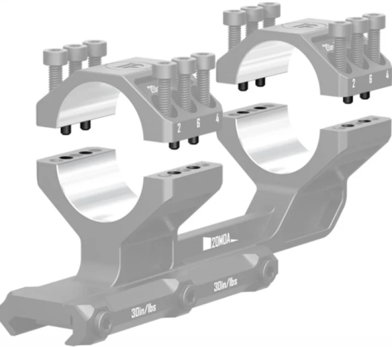 Моноблок Discovery с наклоном 20МОА на базу пикатини у 30мм (усиленные 3 винта) в интернет-магазине Optics Trade Моноблок Discovery с наклоном 20МОА на базу пикатини у 30мм (усиленные 3 винта)