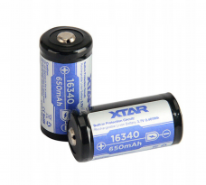Аккумуляторная батарея XTAR 16340 650 mAh
