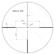 Оптический прицел Vector Optics Continental x6 1-6x24 SFP Fiber 30mm