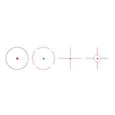 Коллиматорный прицел Vector Optics VictOptics Z1 1x23x34 Multi Reticle