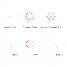 Коллиматорный прицел Vector Optics Frenzy-S 1x17x24 MOS Multi Reticle