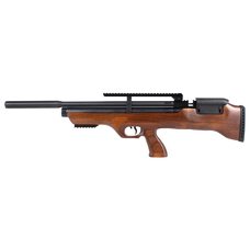 Пневматическая винтовка Hatsan Flashpup-W QE (дерево, PCP, модератор, 3 Дж) 6,35 мм