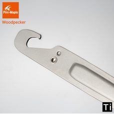 Титановая ловилка с инструментом для безопасной декомпрессии пустых газовых картриджей Woodpecker