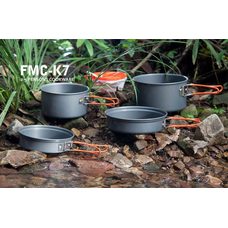 Туристический набор посуды на 2-3 персоны FireMaple Fmc-k7