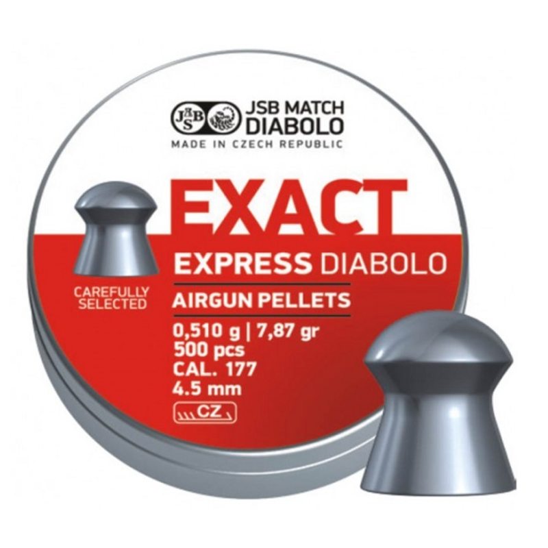 Пульки JSB Exact Express, 0.51 г, 4.5 мм, 500 шт