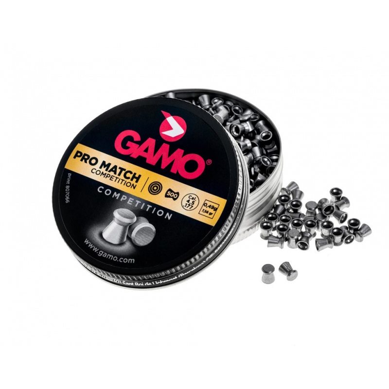 Пули пневматические GAMO PRO – MATCH, 0.49 г, 4.5 мм, 500 шт
