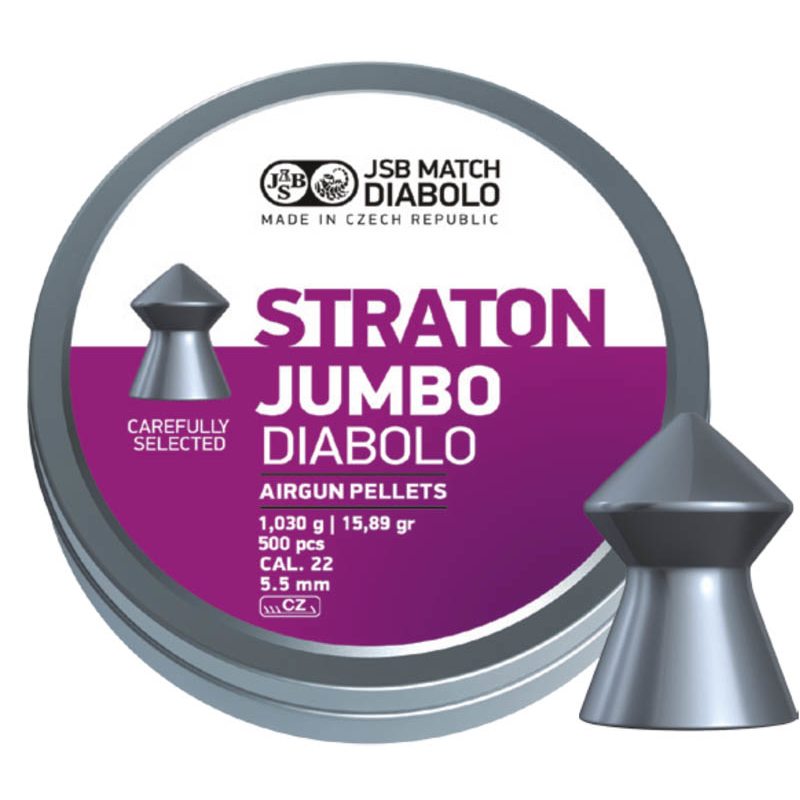 Пульки JSB Diabolo Straton Jumbo, 1.03 г, 5.5 мм, 500 шт