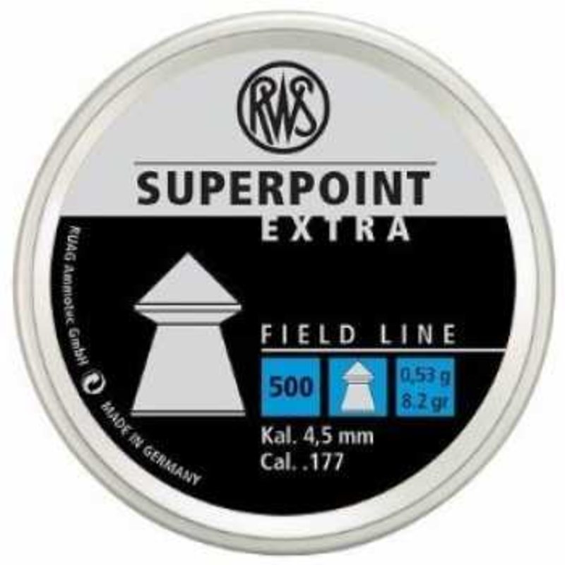 Пульки RWS Superpoint Extra, 0.53 г, 4.5 мм, 500 шт