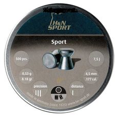 Пульки HN Sport, 0.53 г, 4.5 мм, 500 шт