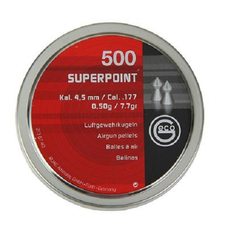 Пульки Geco SUPERPOINT, 0.50 г, 4.5 мм, 500 шт