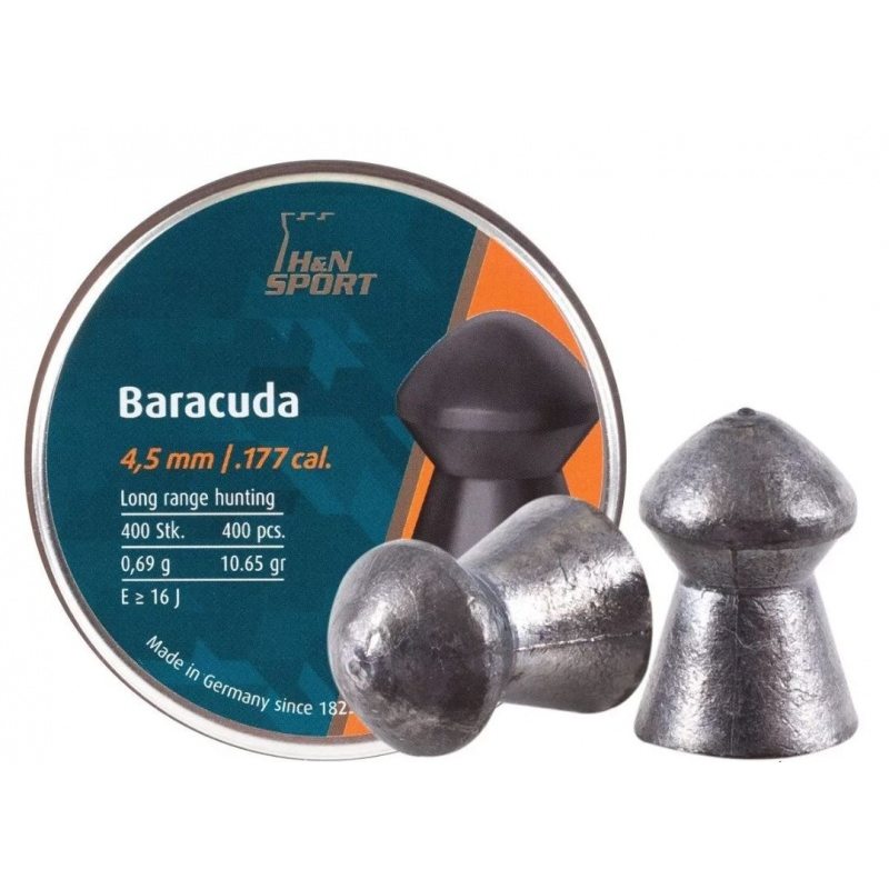 Пульки HN Baracuda, 0.69 г, 4.5 мм, 400 шт