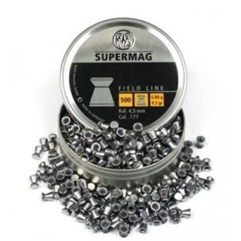 Пульки RWS Supermag, 0.6 г, 4.5 мм, 500 шт