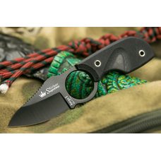 Шейный нож Amigo X AUS-8 BT Black handle