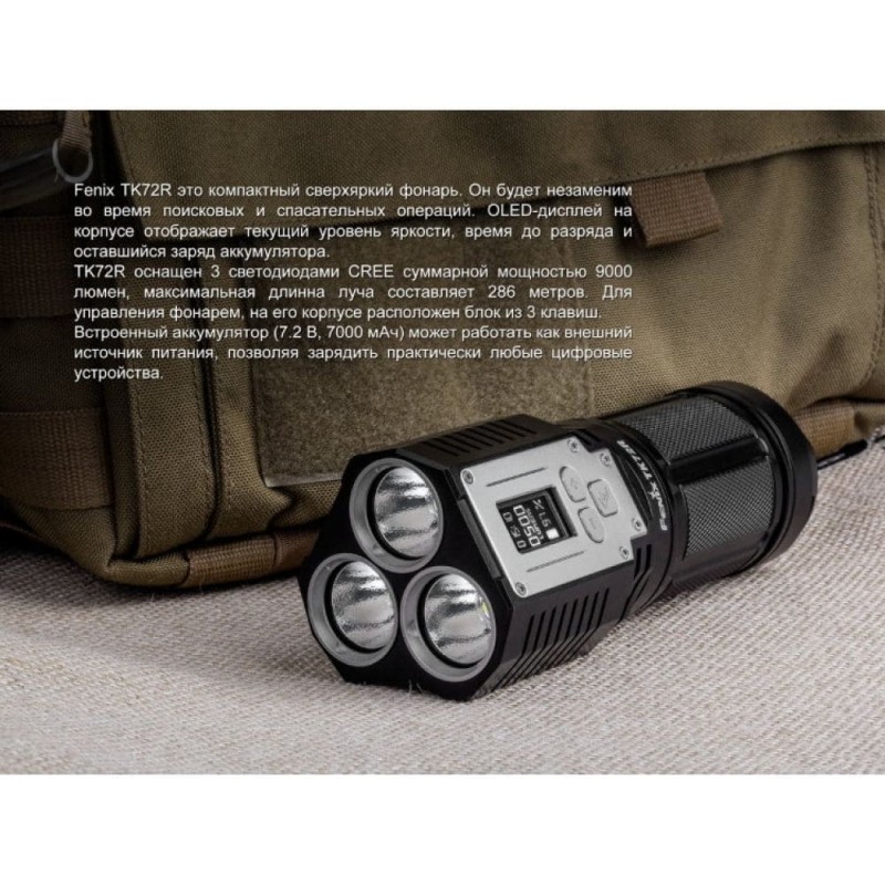 Фонарь FENIX CREE XHP70 TK72R