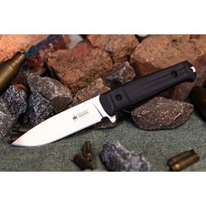 Тактический нож Sturm AUS-8 StoneWash Black G10