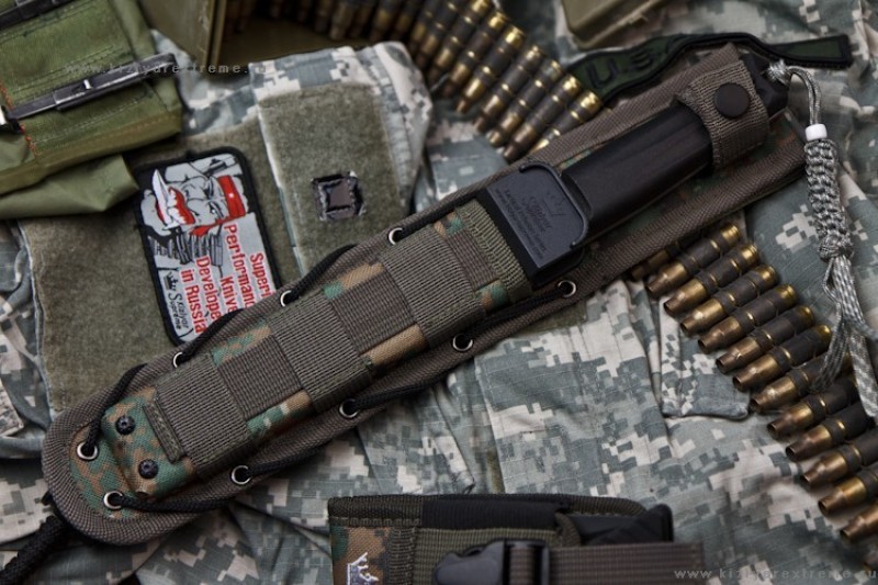 Тактический нож Alpha AUS-8 Satin Serrated