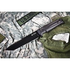 Тактический нож Aggressor AUS-8 Black Titanium