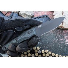 Тактический нож Urban D2 Black Titanium G10