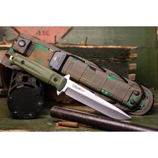 Тактический нож Trident AUS-8 StoneWash G10 Olive