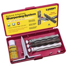 Точильная система Lansky Natural Arkansas Knife Sharpening System LKNAT