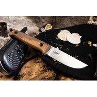 Туристический нож Nikki AUS-8 StoneWash орех кожа