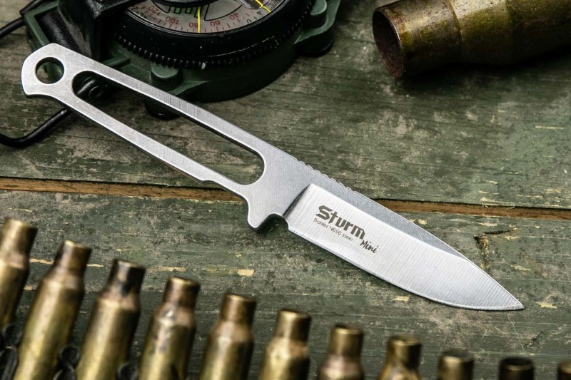 Туристический нож Sturm Mini N690 StoneWash Kydex