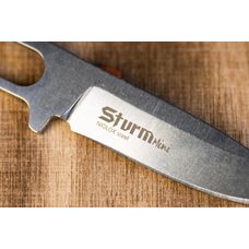 Туристический нож Sturm Mini Niolox StoneWash