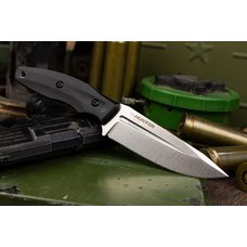 Туристичеcкий нож CityHunter AUS-8 Stonewash Black G10