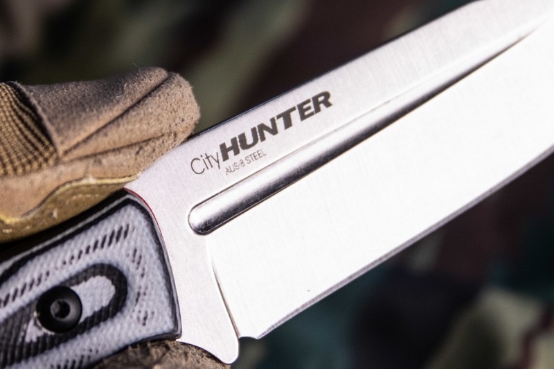 Туристичеcкий нож CityHunter AUS-8 Stonewash G10
