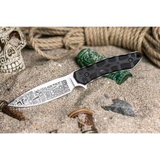 Туристический нож Aztec D2 кожаные ножны