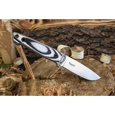 Туристический нож Santi AUS-8 StoneWash G10 кожа