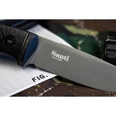 Туристический нож Santi AUS-8 TacWash G10 Кожа